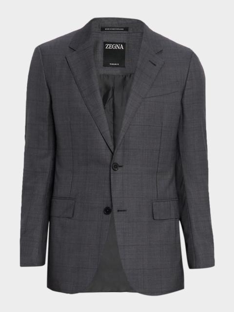 ZEGNA Men's Tonal Plaid 15milmil15 Wool Suit