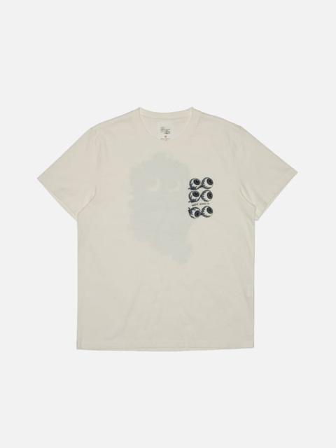 Nudie Jeans Roy T-Shirt Wall Crack Chalk White