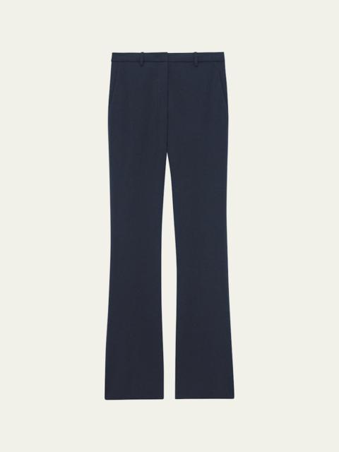 Theory Traceable Wool Slim Straight-Leg Trousers