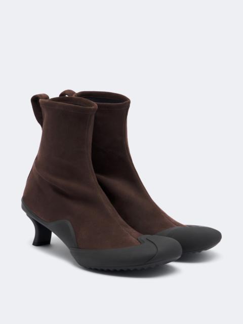 Loewe Dive suede ankle boots