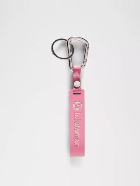 lululemon Silicone Keychain
