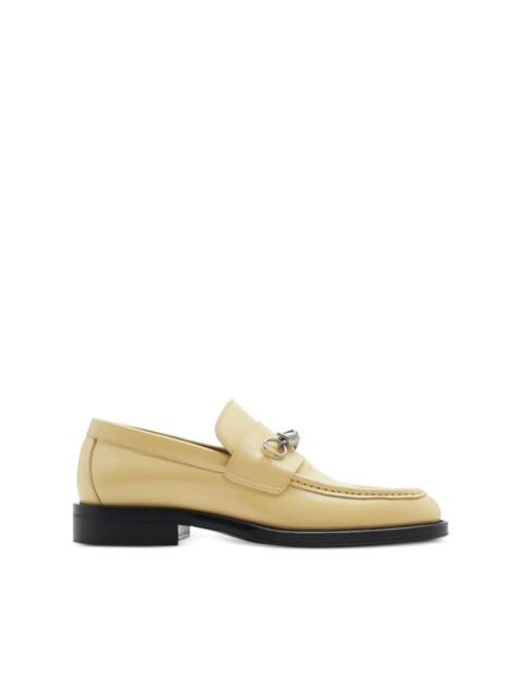 Burberry Barbed leather loafers