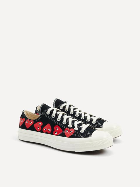 Comme Des Garçons x Converse PLAY Chuck 70 Multi Heart Low-Top Trainers