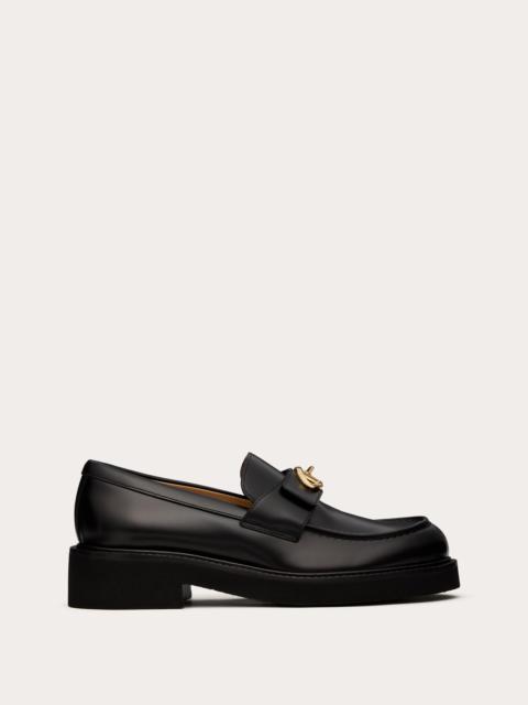 Valentino VLOGO LOCKER CALFSKIN LOAFERS 40MM