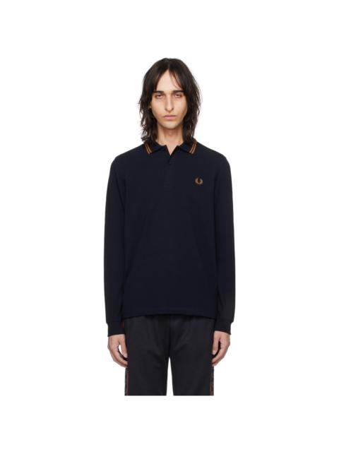 Fred Perry Navy 'The Fred Perry' Long Sleeve Polo
