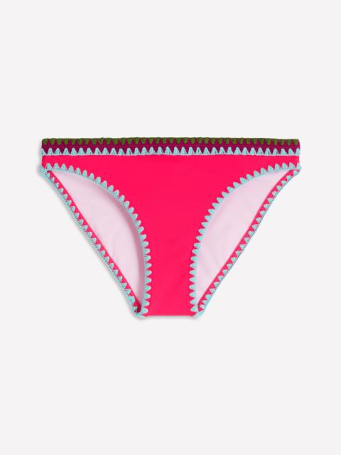 BODEN Porto Bikini Bottoms-Rosy, Embroidery