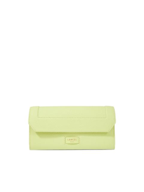 LANCEL slim flap wallet