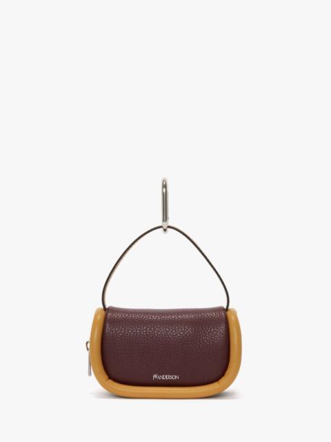 JW Anderson MICRO BUMPER-7 LEATHER POUCH