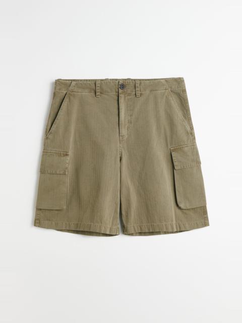 Mount Shorts Uniform Olive Herringbone