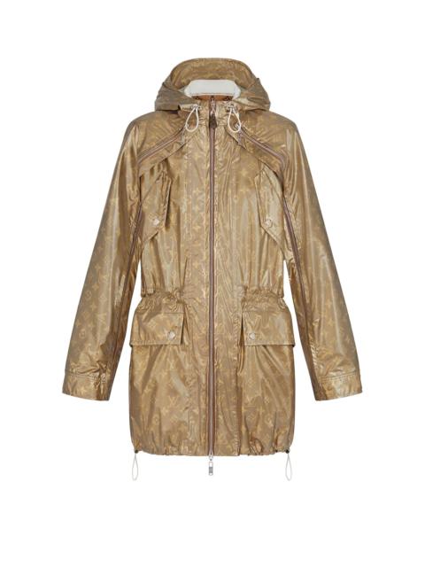 Louis Vuitton Metallic Monogram Lightweight Hooded Parka 