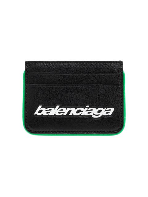 BALENCIAGA Biker Card Holder Bag "Black / Vivid Green" 867048 2ACF2 1038