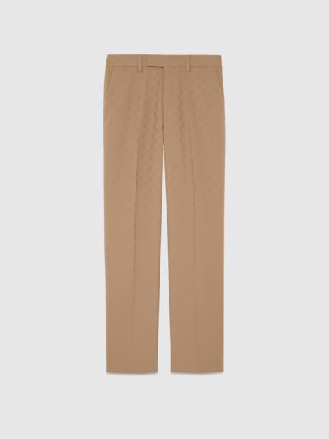 GUCCI GG polyester tailored pant
