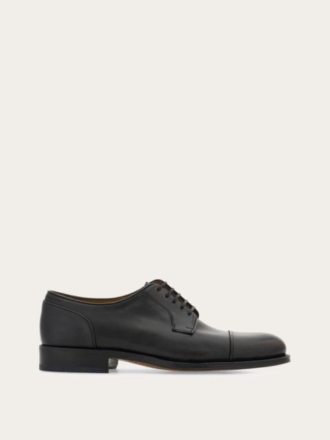 FERRAGAMO Derby shoe with stitching detail