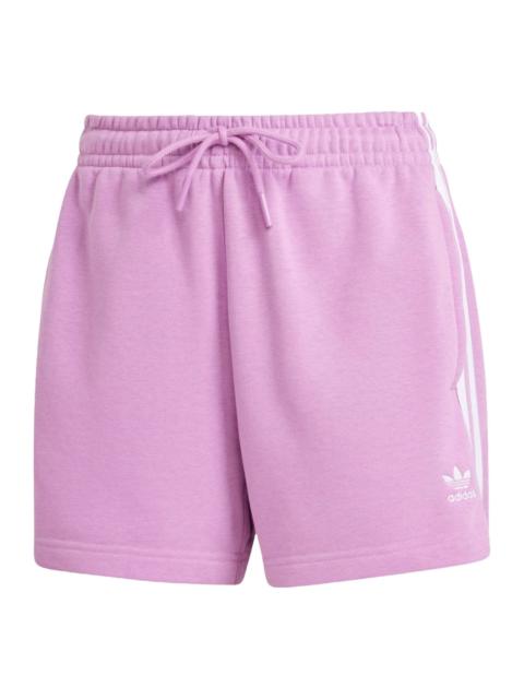 adidas (WMNS) adidas 3-Stripes French Terry Shorts 'Purple' IY2155