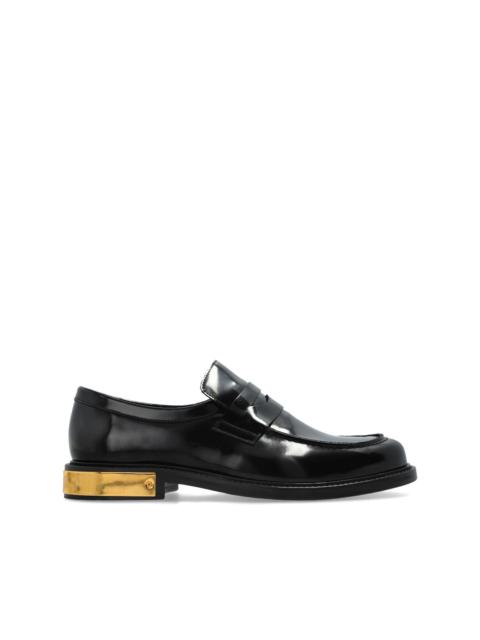 Moschino leather loafers