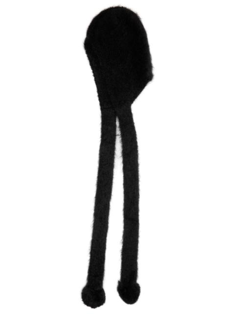 Acne Studios Acne Studios Pom-pom Brushed Mohair-blend Hood