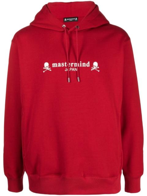 mastermind JAPAN logo-print cotton hoodie