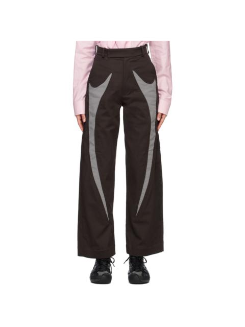 STRONGTHE SSENSE Exclusive Black & Gray Sword Trousers