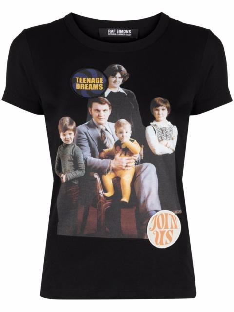 Raf Simons Family Portrait-print T-shirt