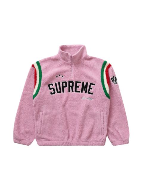 Supreme Supreme Arc Half Zip Fleece Pullover Pink