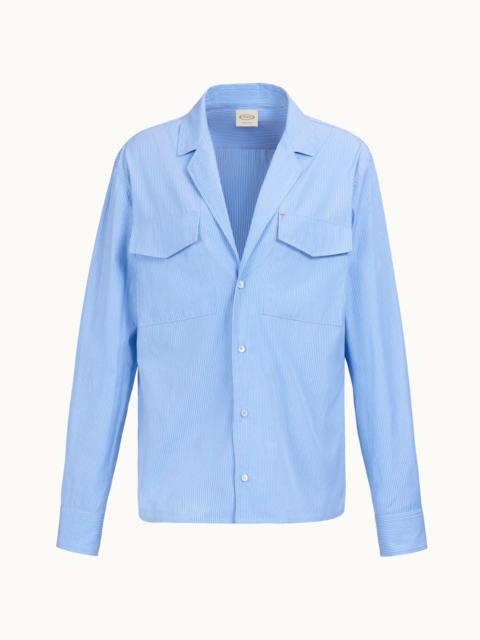 Tod's SHIRT - LIGHT BLUE, WHITE
