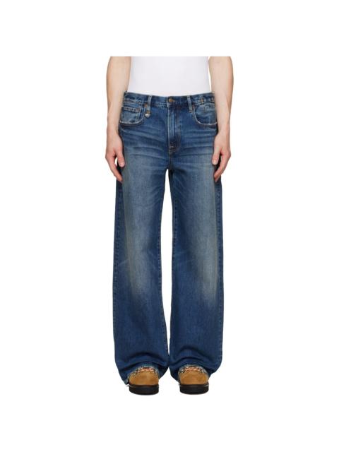 R13 Blue D'Arcy Loose Jeans
