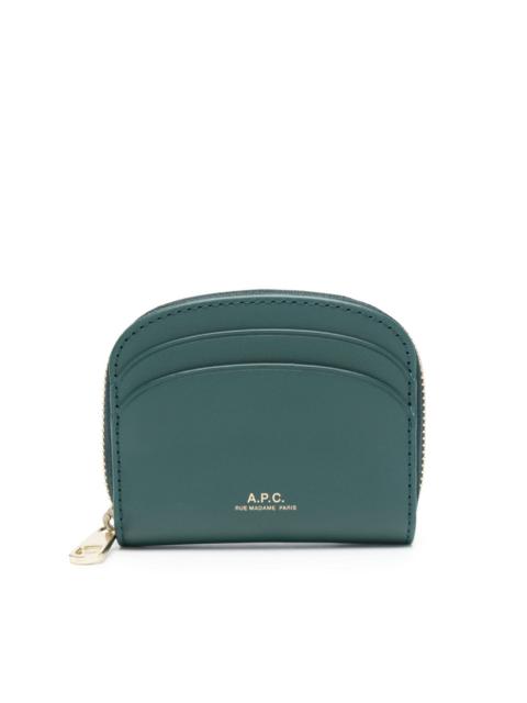 A.P.C. Demi-Lune leather wallet