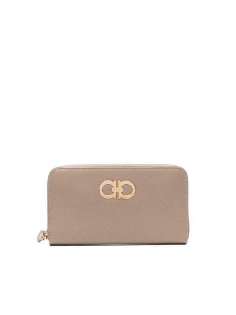 FERRAGAMO Gancini zip-around wallet