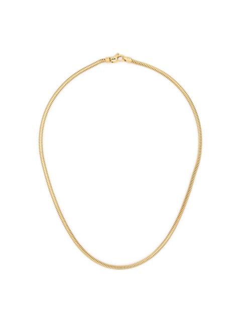 TOM WOOD polished snake-chain necklace