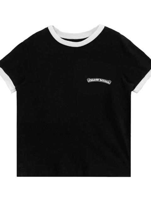 Chrome Hearts Roller Skates Horseshoe Black Short Sleeve Tee "Black" CHRM1876