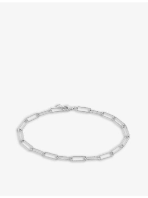 MONICA VINADER Alta textured recycled sterling silver bracelet