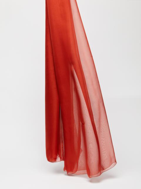 Max Mara RIVERA Silk chiffon stole