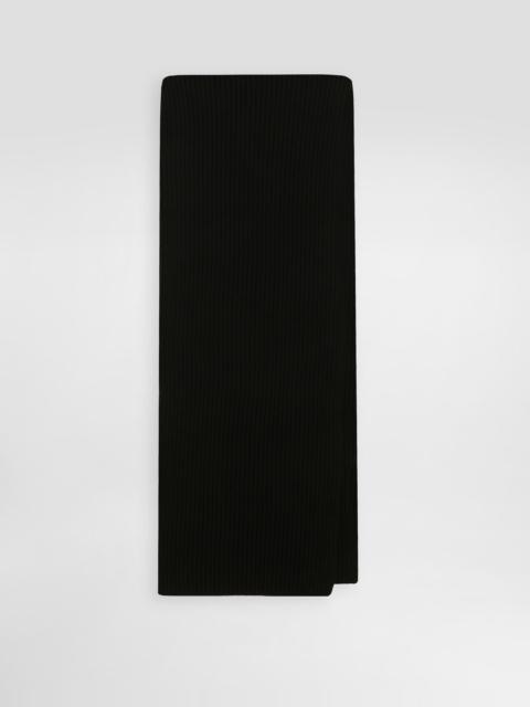 Dolce & Gabbana Wool and cashmere knitted scarf
