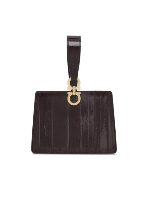 FERRAGAMO small Gancini-embellished tote bag