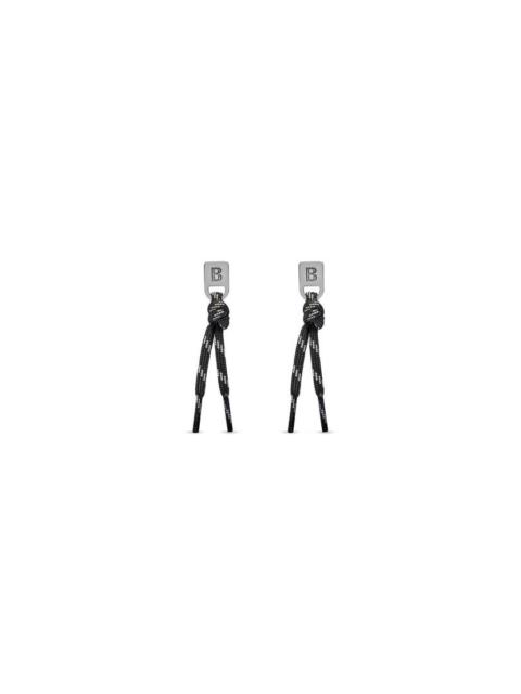 BALENCIAGA plate earrings