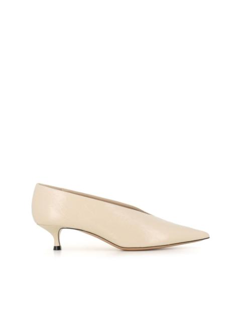 LE MONDE BÉRYL Babouche 40mm leather pumps