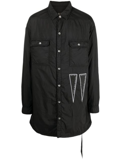 Rick Owens DRKSHDW long shirt jacket