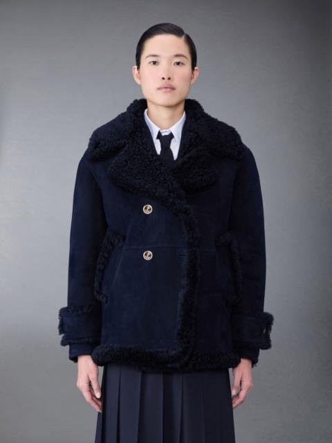 Thom Browne Shearling Pea Coat