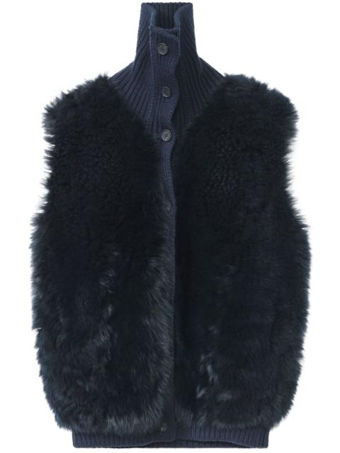 FABIANA FILIPPI shearling-panelled vest