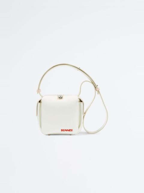 SUNNEI WHITE LACUBETTO BAG