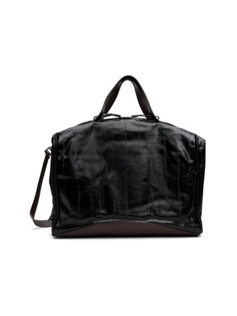 Dries Van Noten Black & Brown Leather Bag