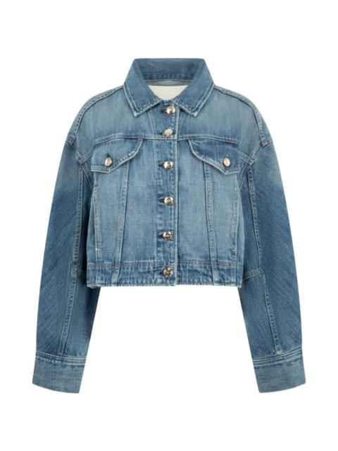 RÙADH Mhor cropped denim jacket