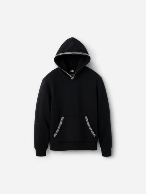 UGG ® Men's Tasman Hoodie Cotton Blend/Recycled Materials Tops in Tar