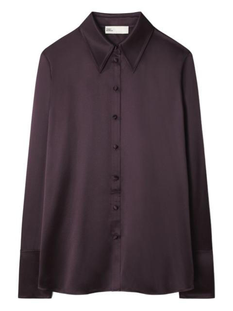 TORY BURCH cuffed silk shirt