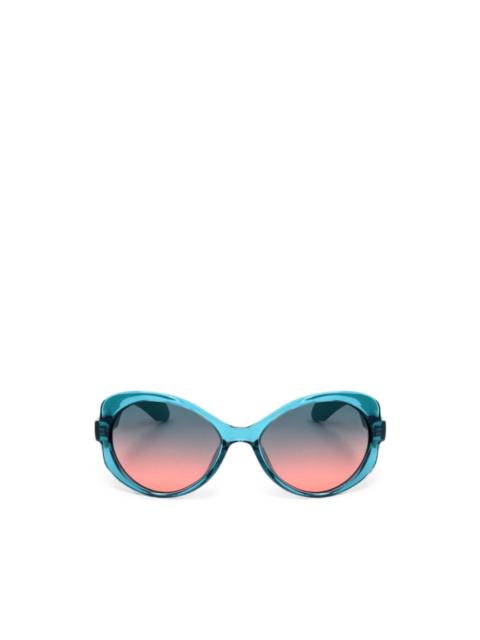 adidas geometric-frame sunglasses