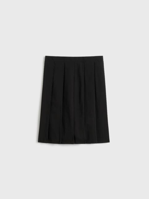 TOTEME Beaded pleat skirt black