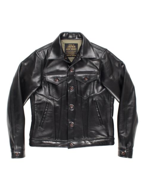 Iron Heart IHJ-64-BLK Japanese Horsehide Modified Type III Black Tea-Core