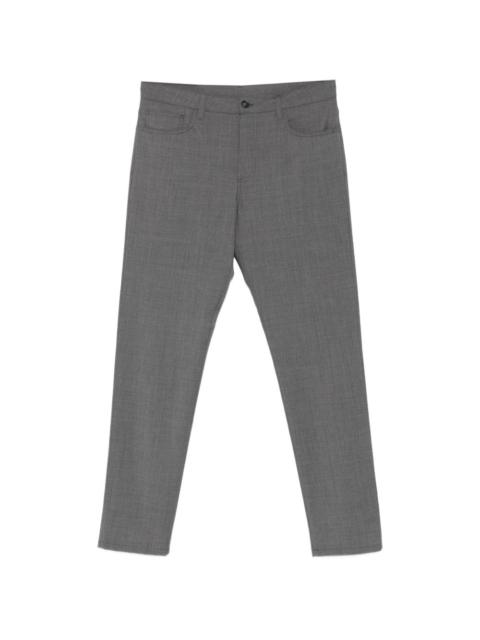 Canali belt-loops trousers