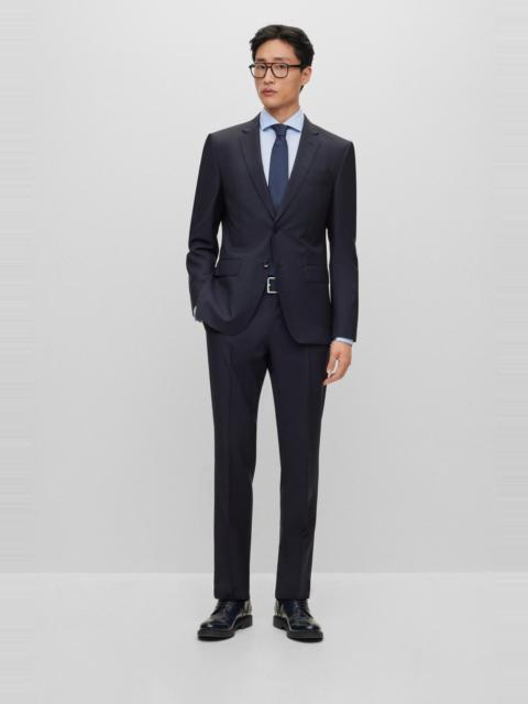 BOSS SLIM-FIT TWO-PIECE SUIT IN WOOL