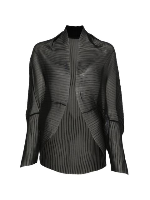 Max Mara Vesuvio pleated shrug